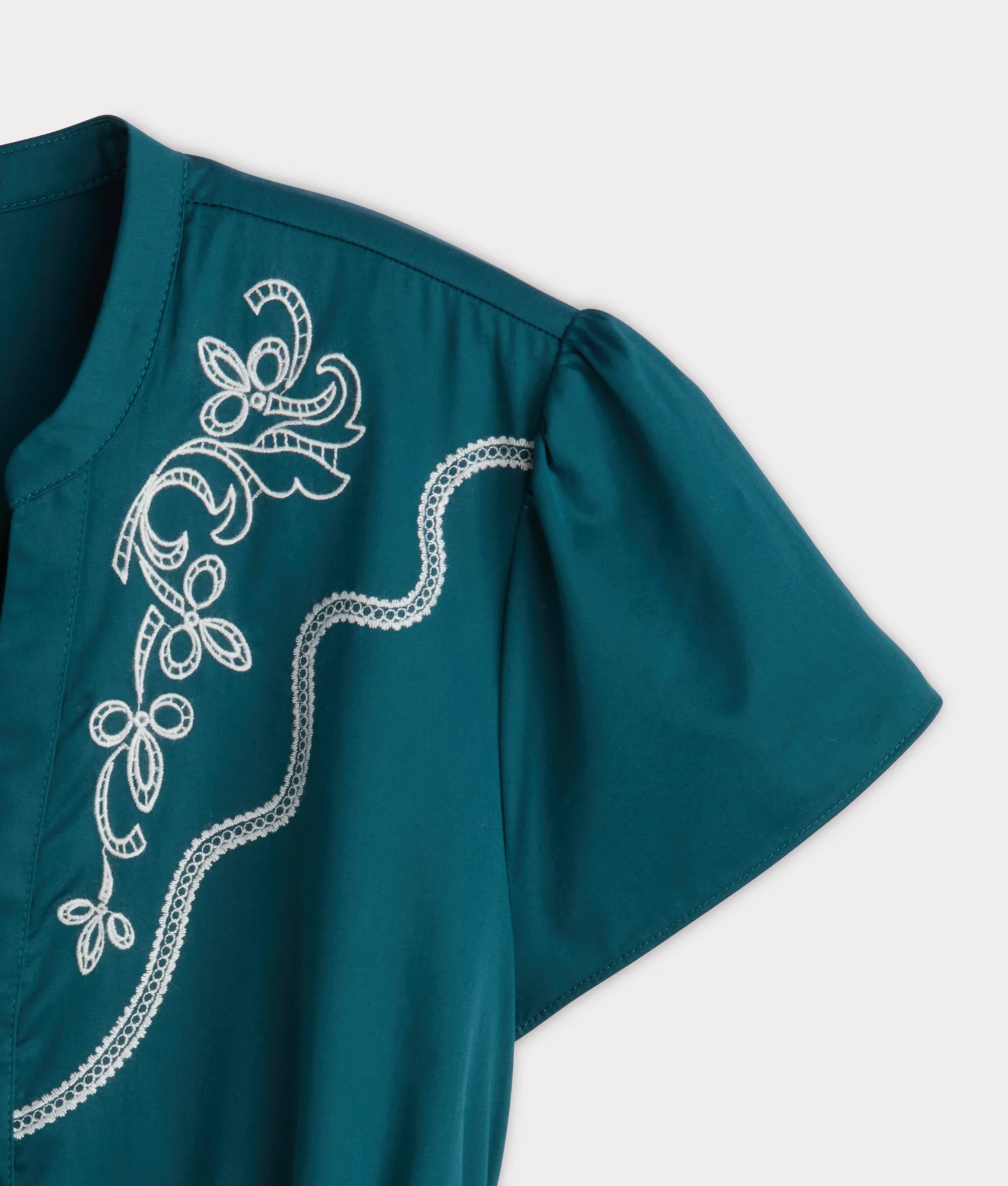 Cassidy Flutter Dress :: Ocean