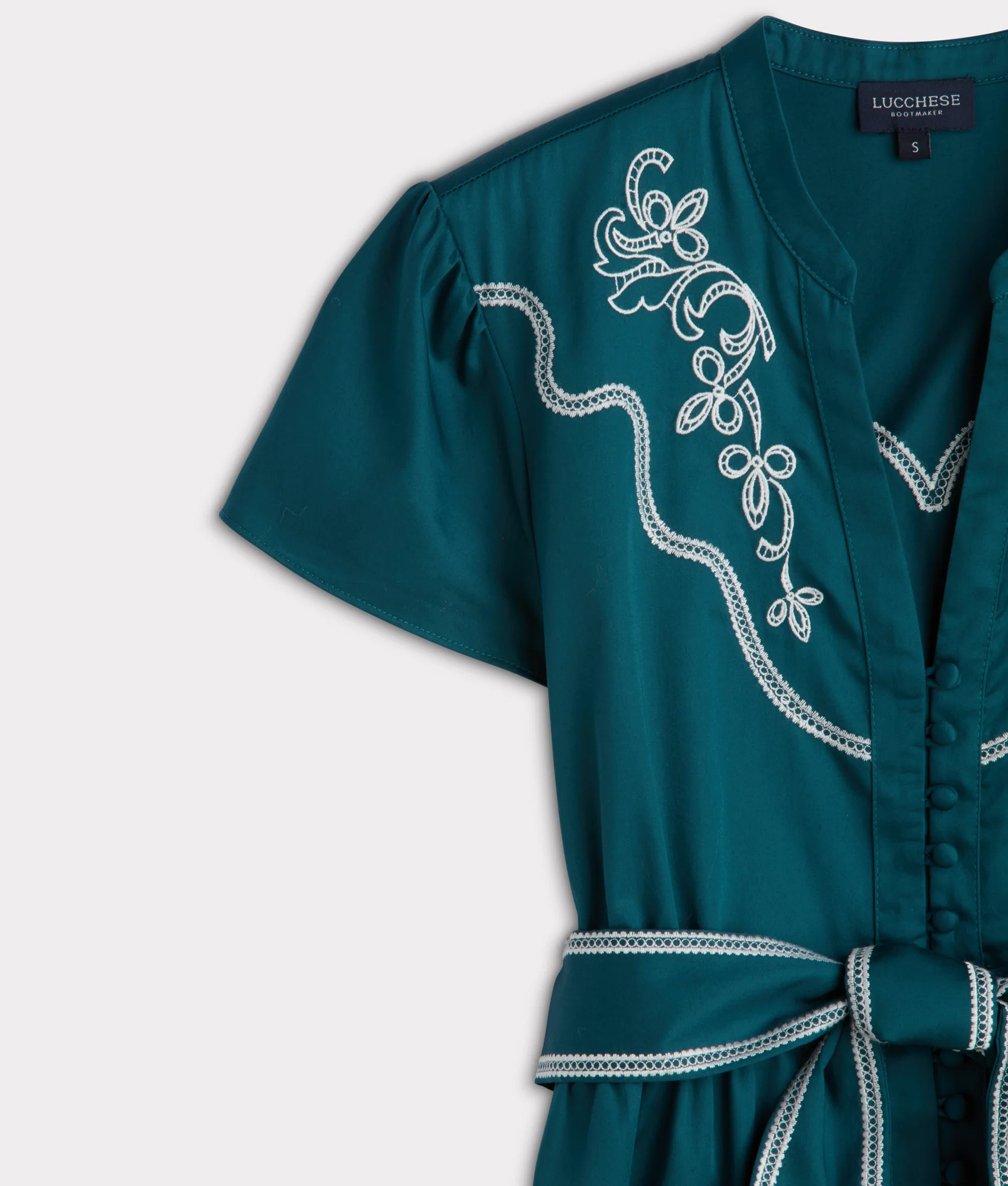 Cassidy Flutter Dress :: Ocean