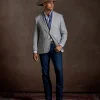Lucchese Sport Coat :: Cream And Blue
