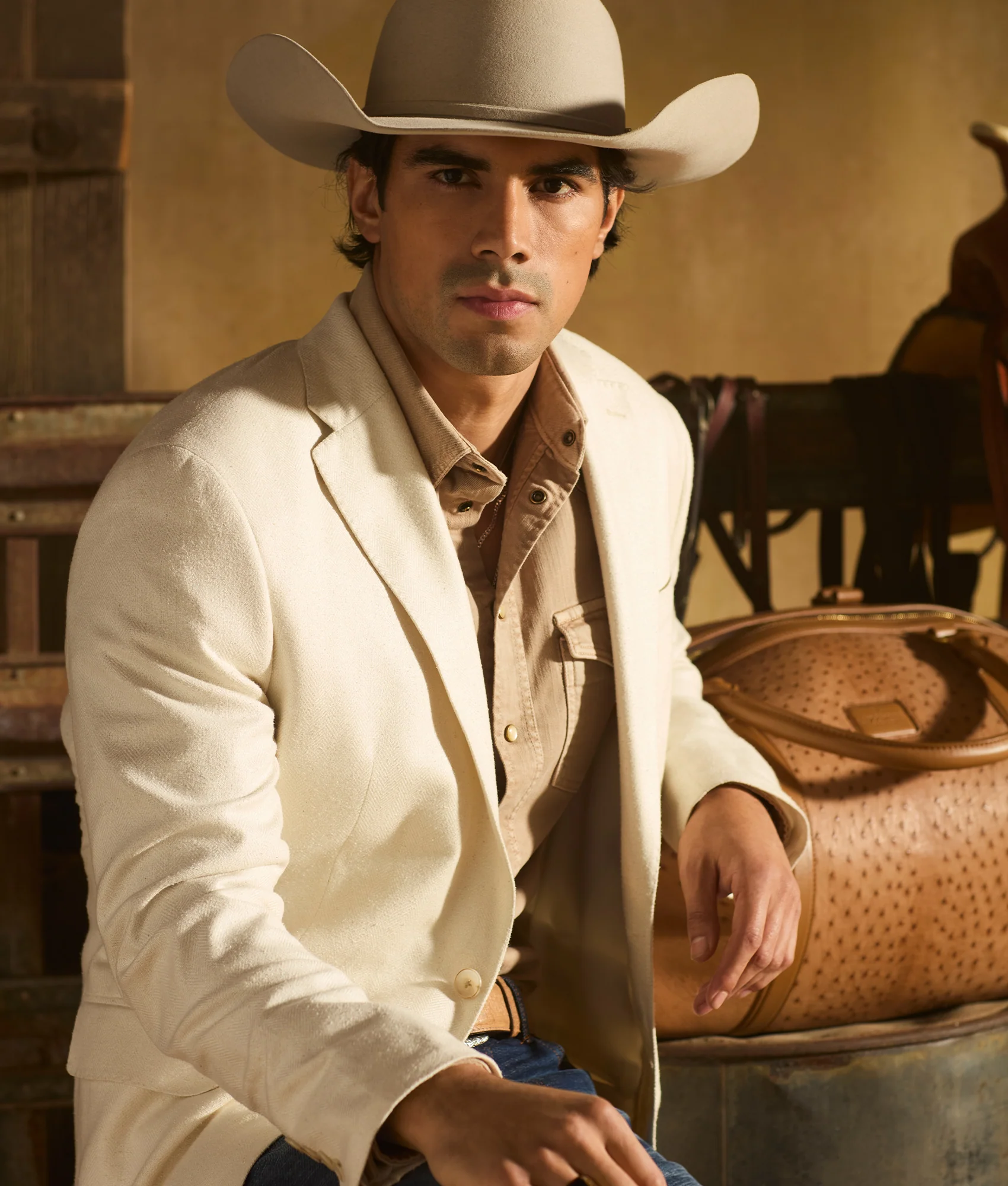 Lucchese Sport Coat :: Cream