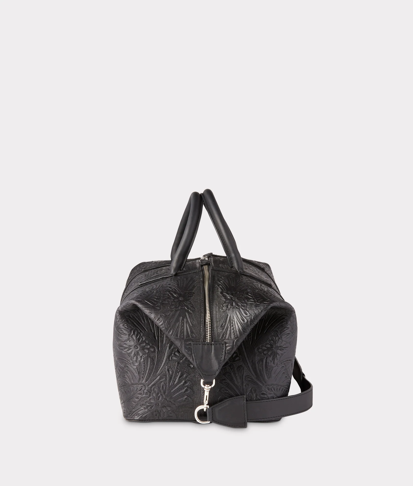 Hand-Tooled Duffle :: Black