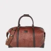 Ostrich Duffle - Large :: Chocolate