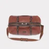Ostrich Duffle - Large :: Chocolate
