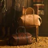 Ostrich Duffle - Large :: Cognac