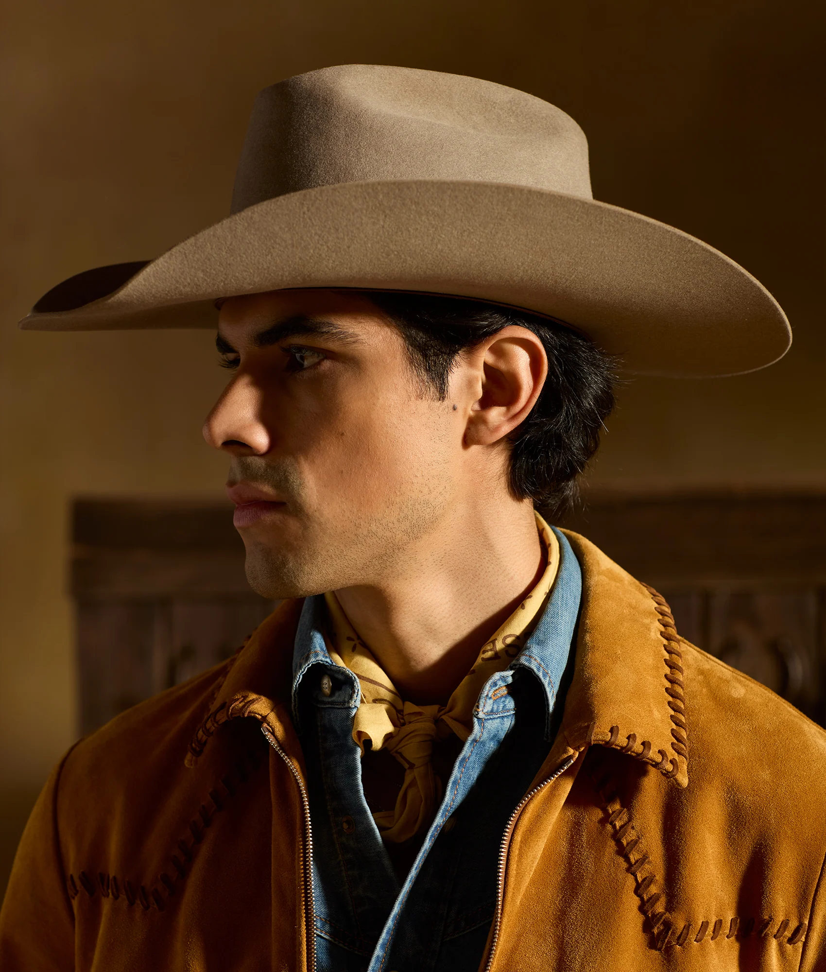 Western Bandana :: Old Gold