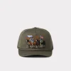 Lucchese Bros. Rope Cap :: Military Green