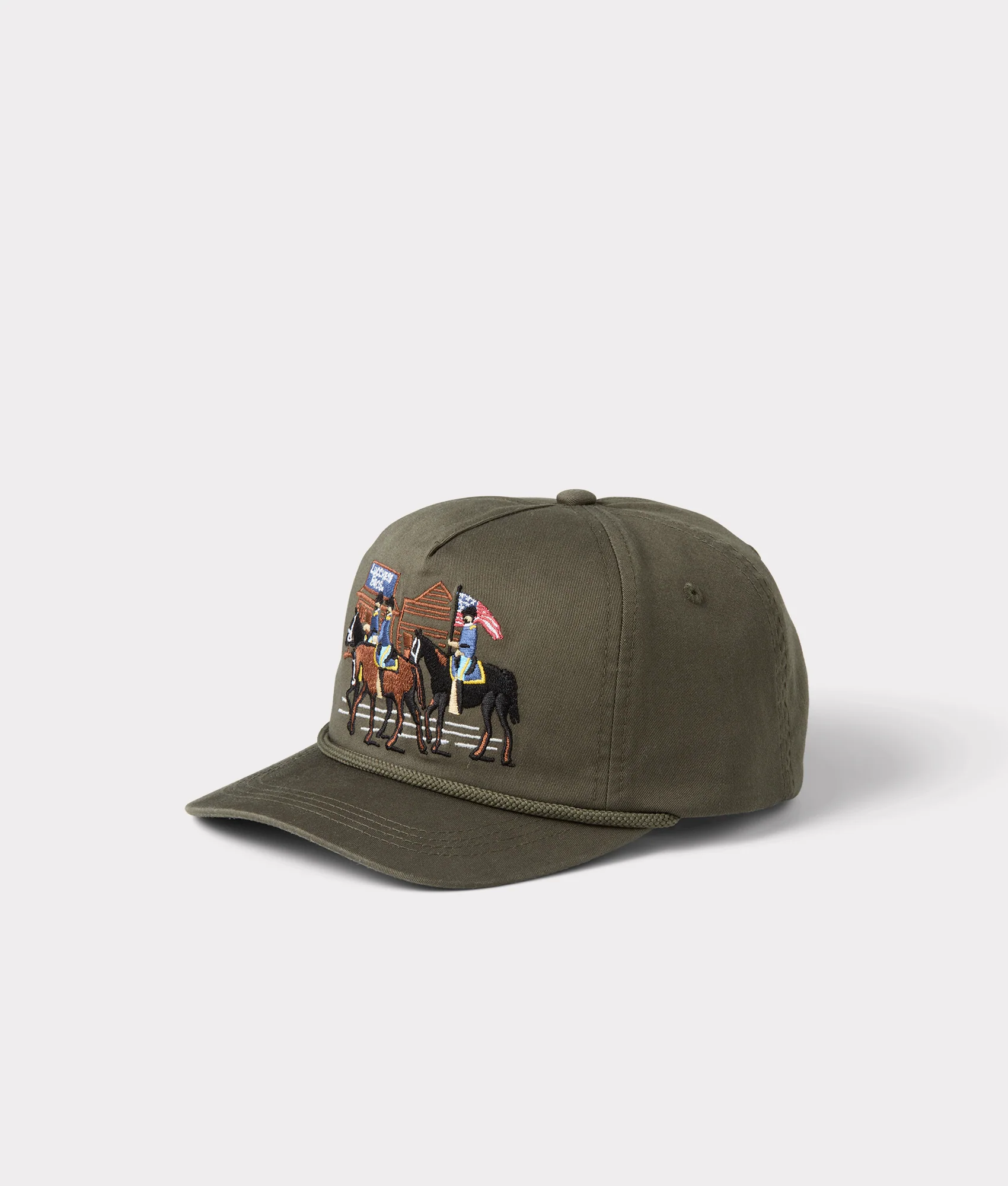 Lucchese Bros. Rope Cap :: Military Green