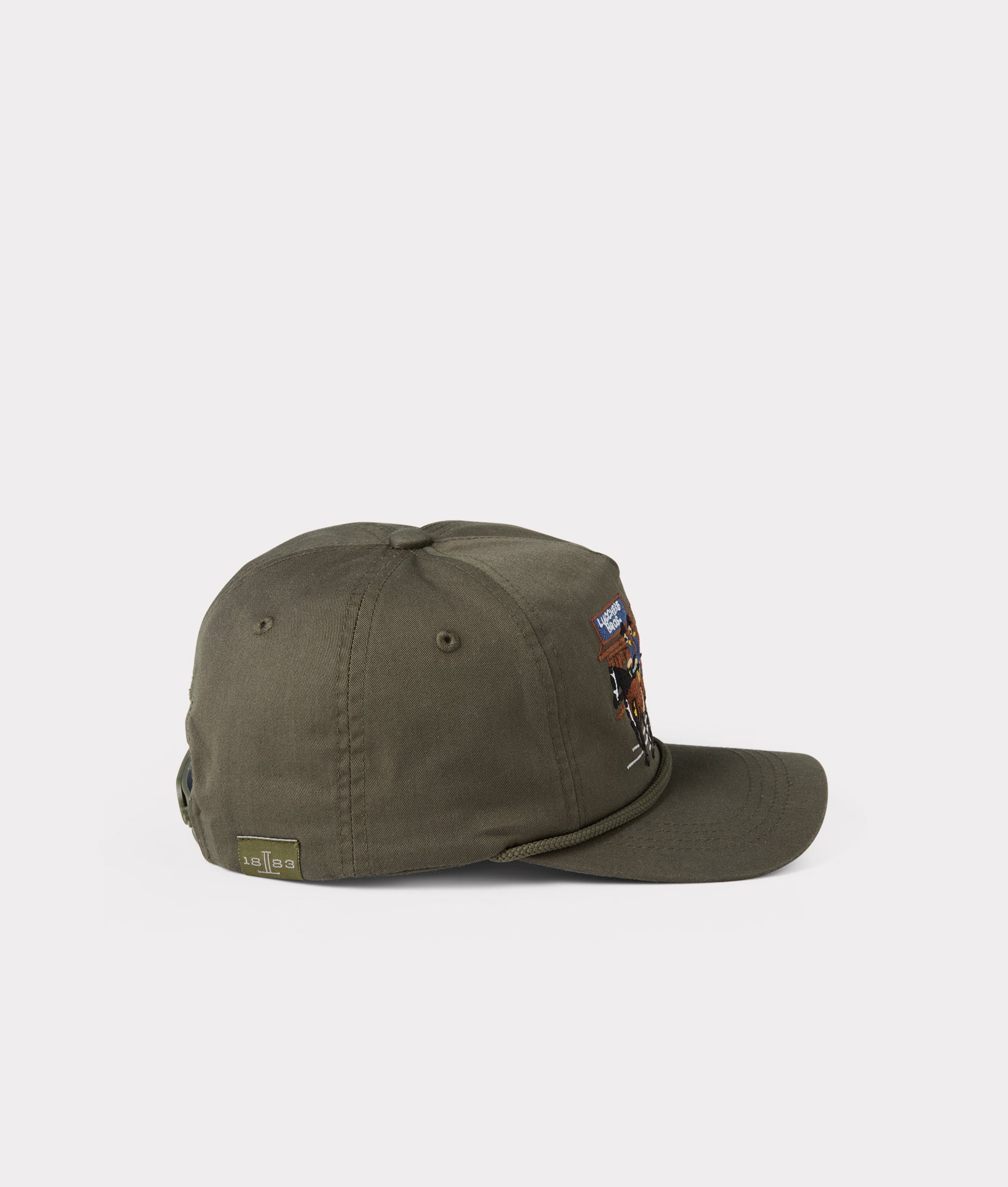 Lucchese Bros. Rope Cap :: Military Green