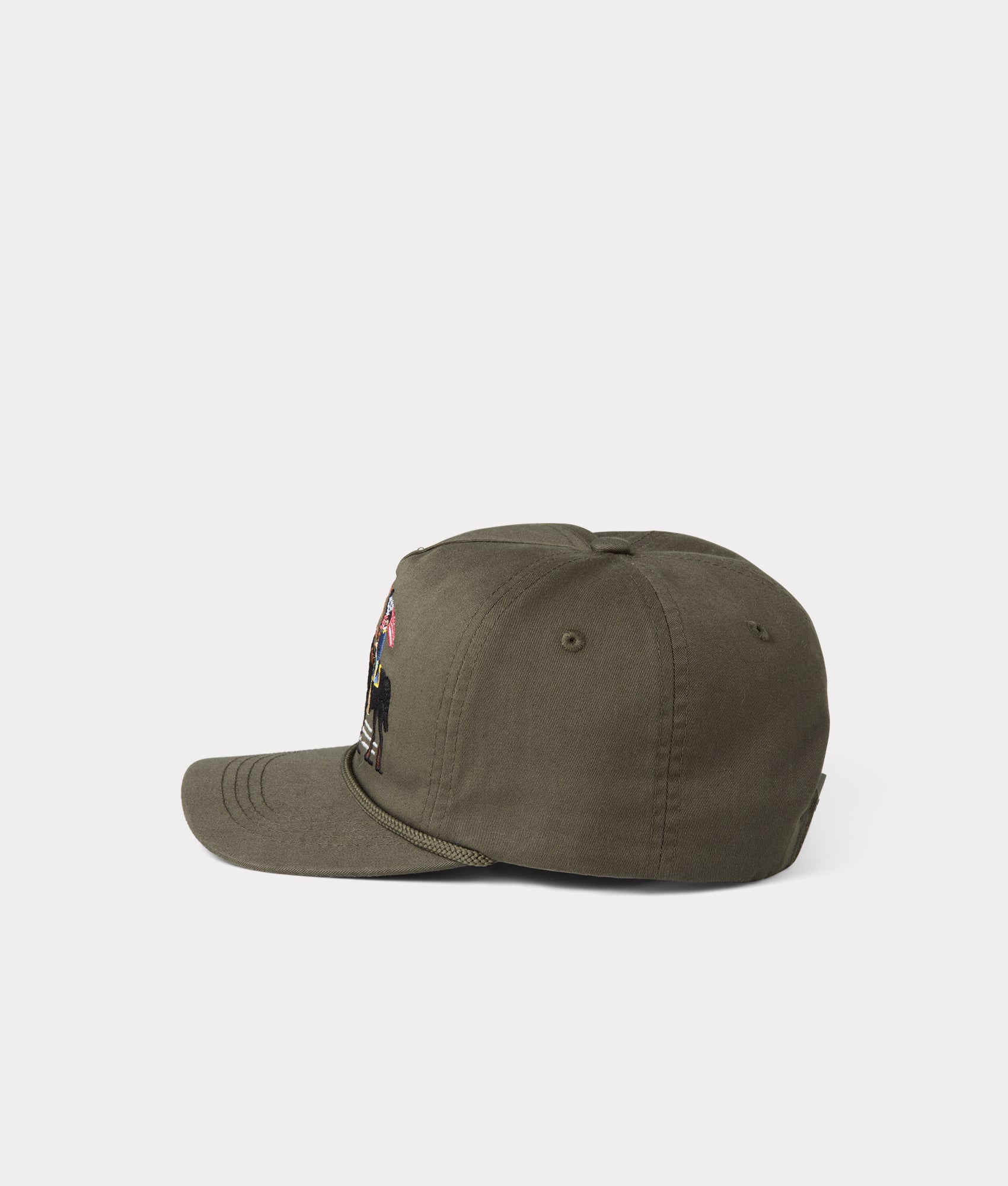Lucchese Bros. Rope Cap :: Military Green