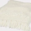 Script Knitted Scarf :: Cream