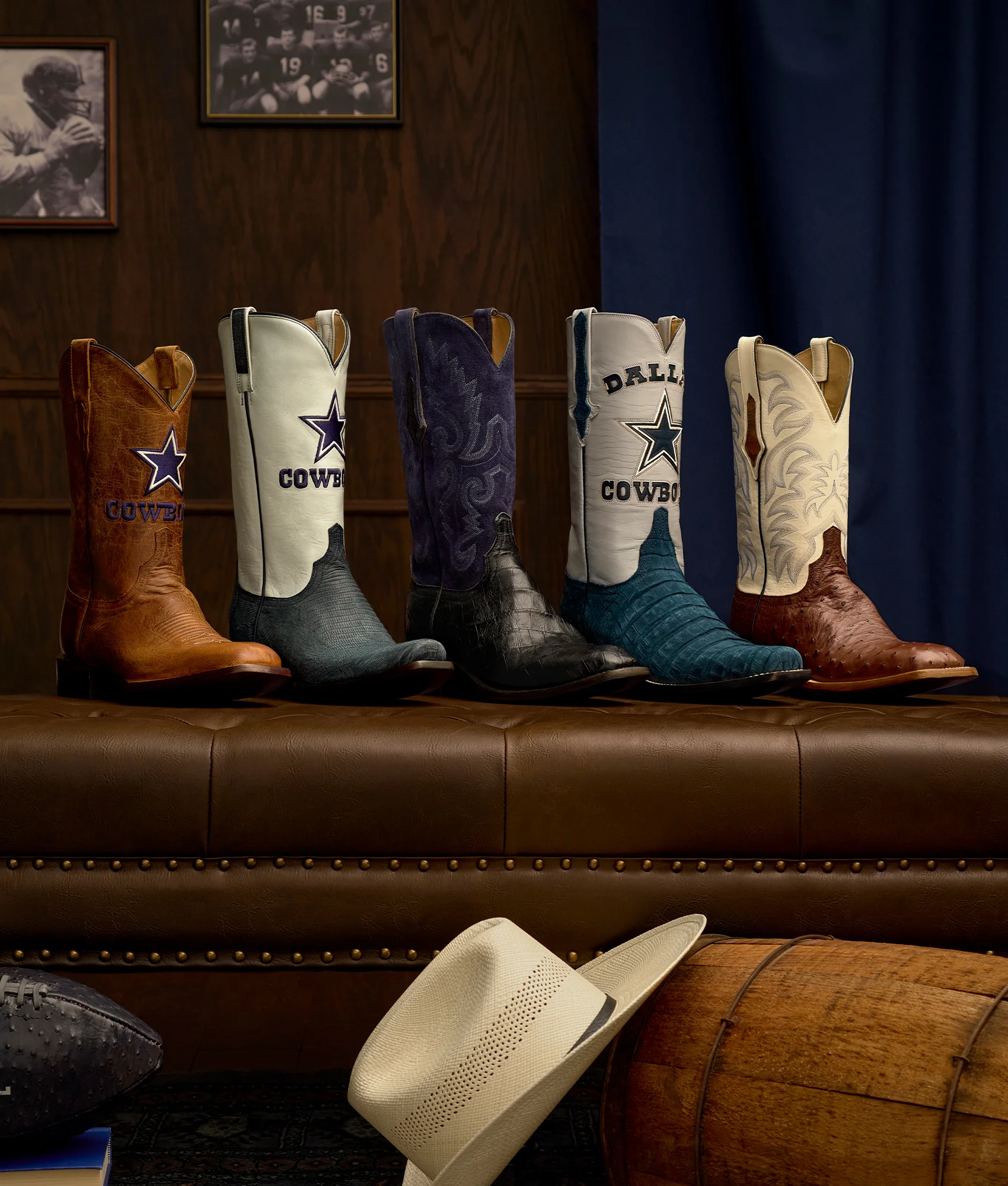Men's Lucchese x Dallas Cowboys Victory :: Tan