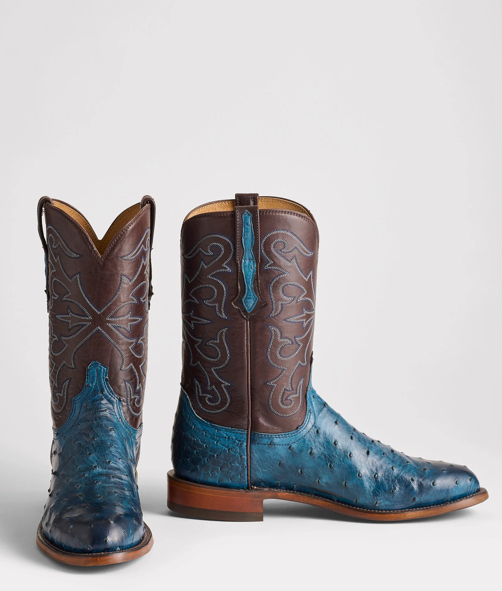 Hudson :: Navy + Chocolate