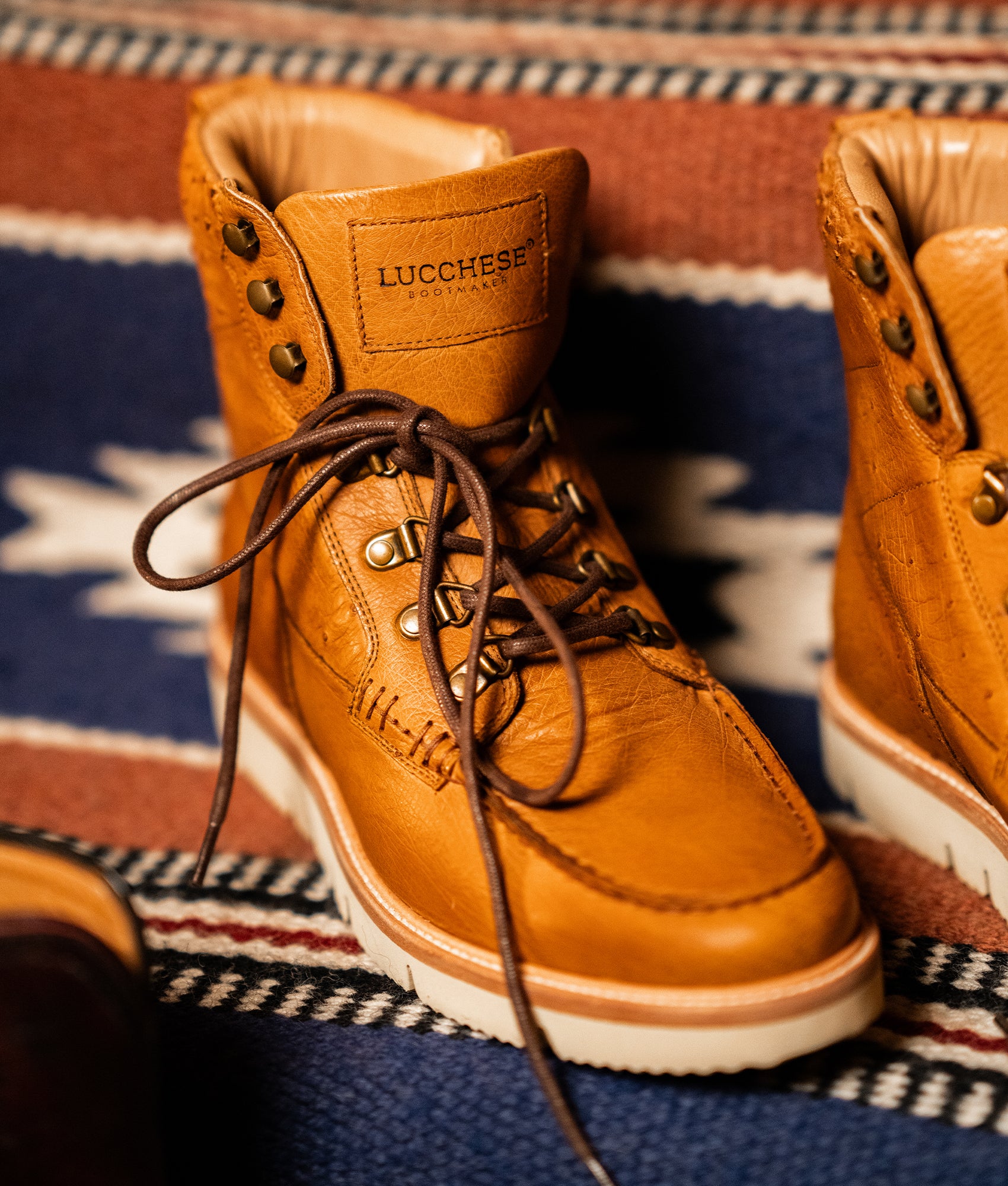 Ridgeline Exotic Lace Up Boot :: Barnwood