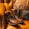 Ridgeline Exotic Lace Up Boot :: Black Cherry