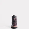 Ridgeline Exotic Lace Up Boot :: Black Cherry