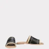 Raffia Sandal :: Black