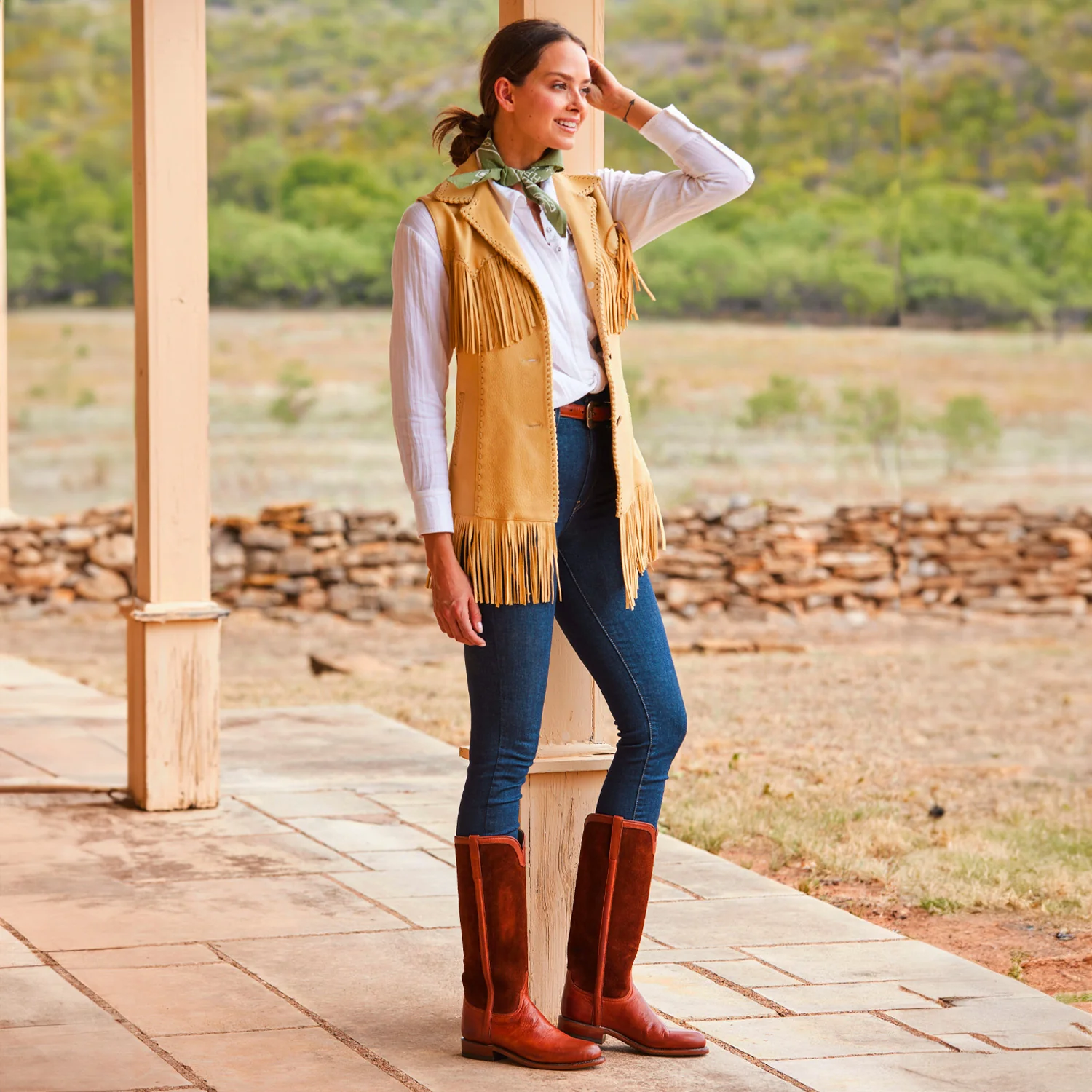 Torero Straight Roper :: Brandy/Mayan Red