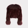 Melbourn Fur Jacket :: Black Cherry