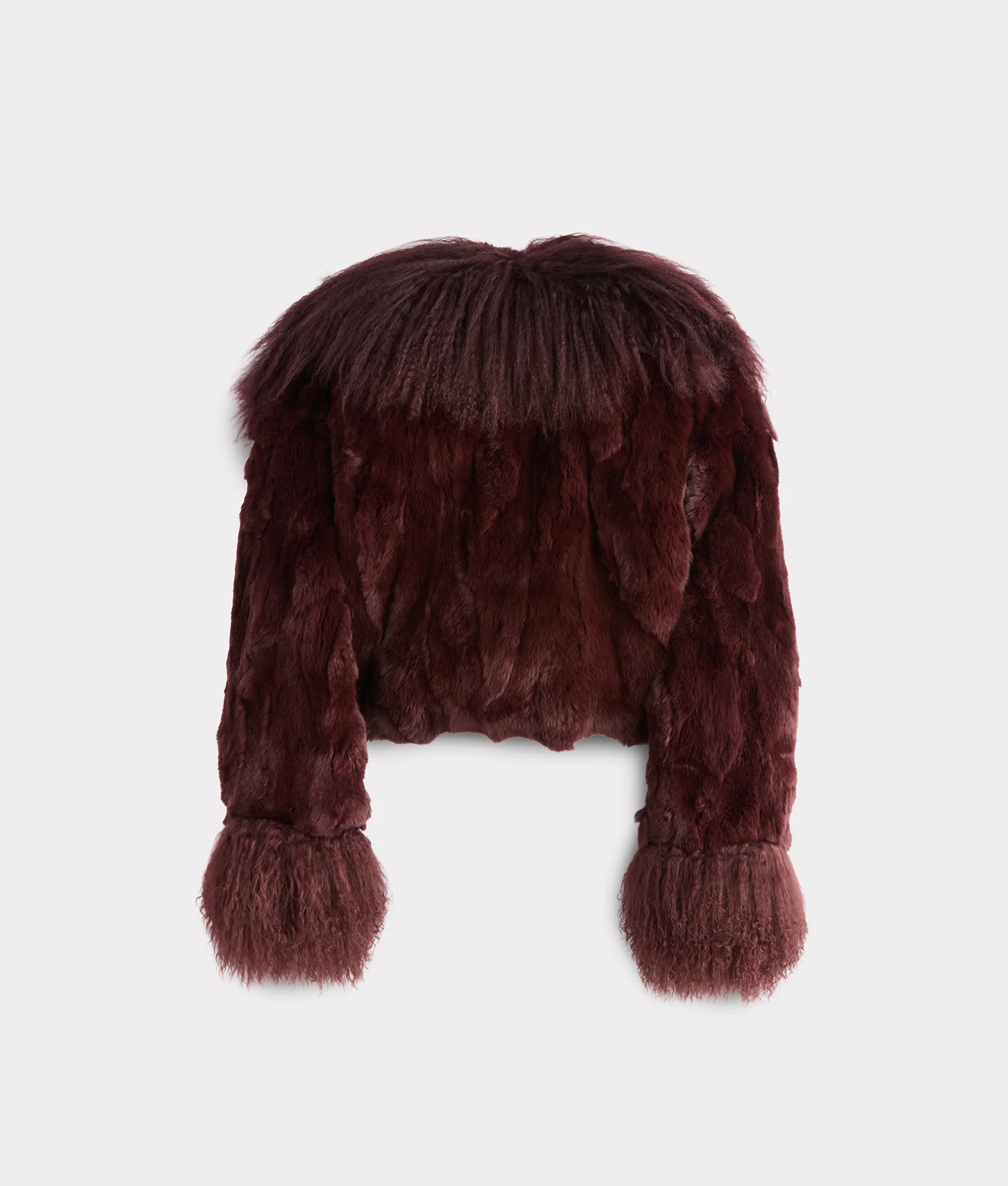Melbourn Fur Jacket :: Black Cherry
