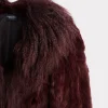 Melbourn Fur Jacket :: Black Cherry