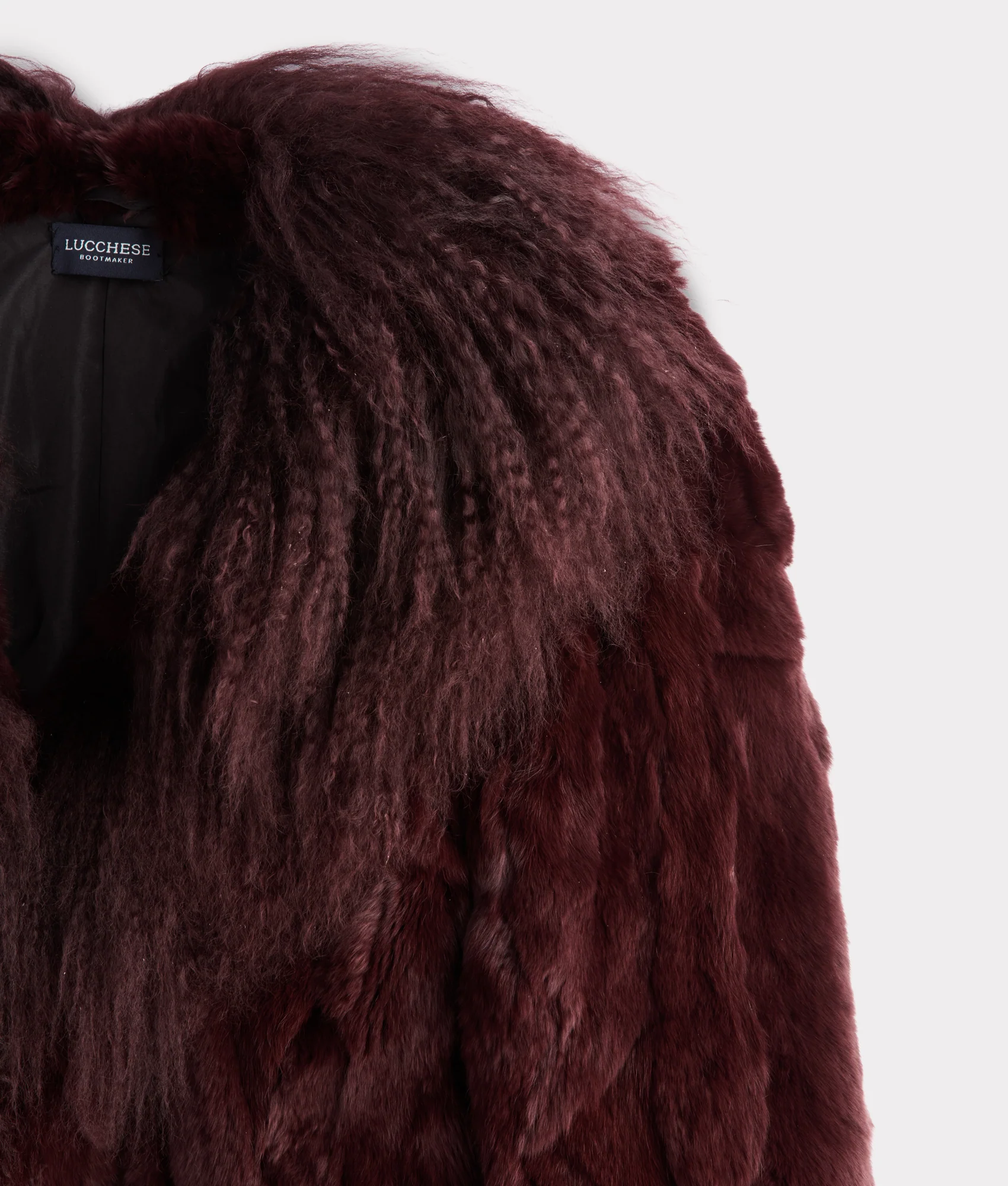 Melbourn Fur Jacket :: Black Cherry
