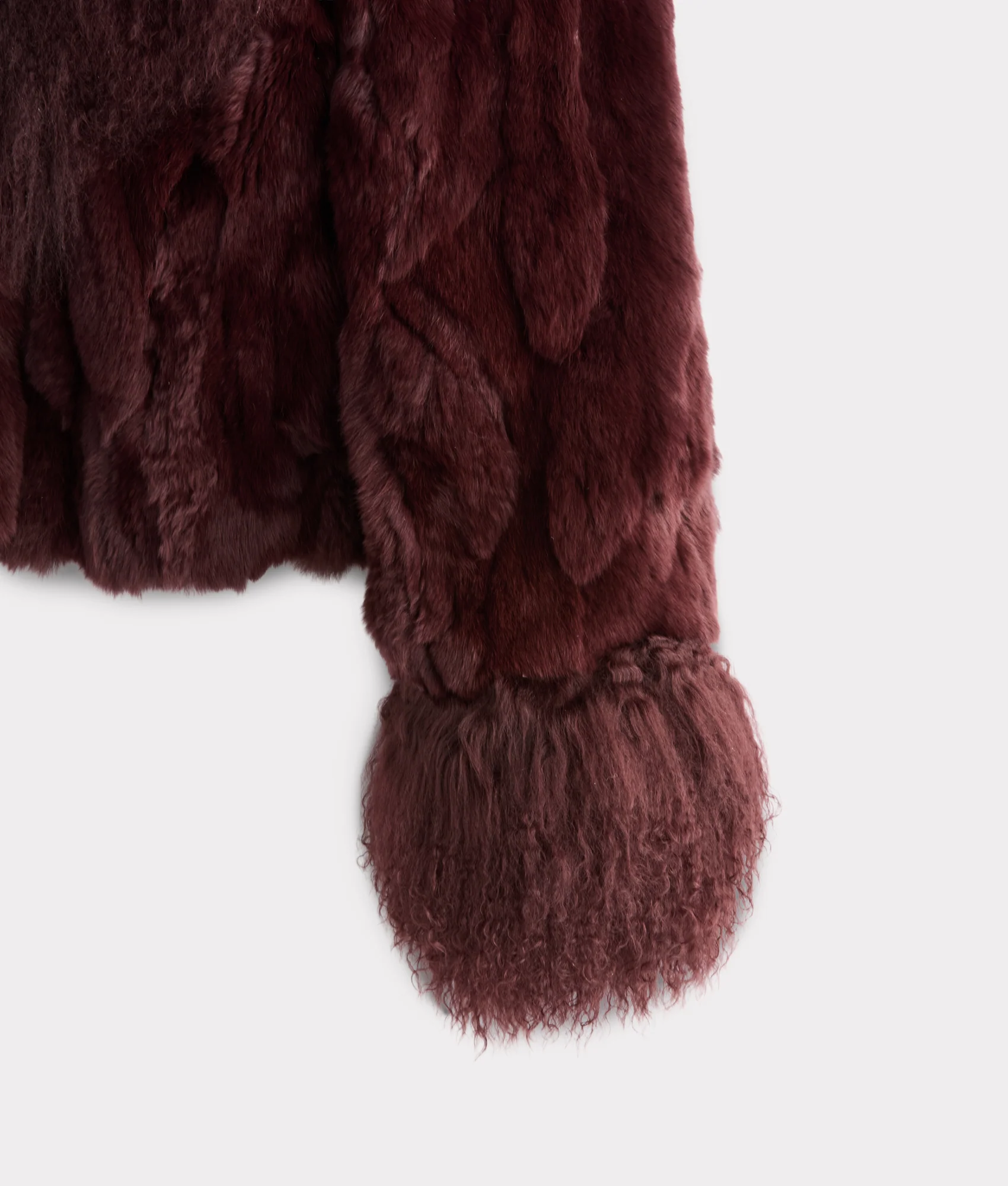 Melbourn Fur Jacket :: Black Cherry