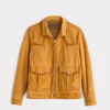 Dasan Suede Jacket :: Mustard Tan