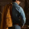 Dasan Suede Jacket :: Mustard Tan