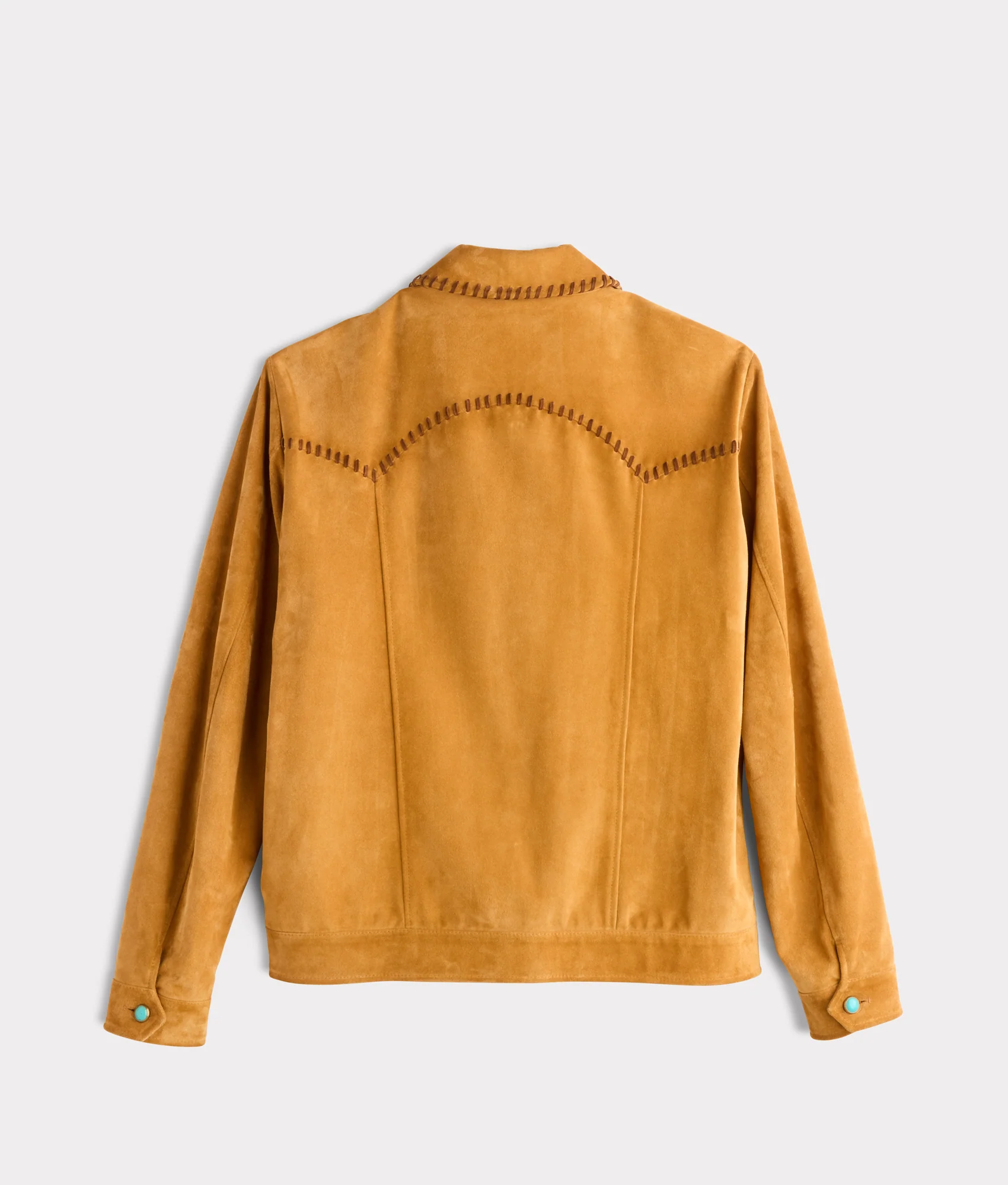 Dasan Suede Jacket :: Mustard Tan