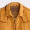 Dasan Suede Jacket :: Mustard Tan