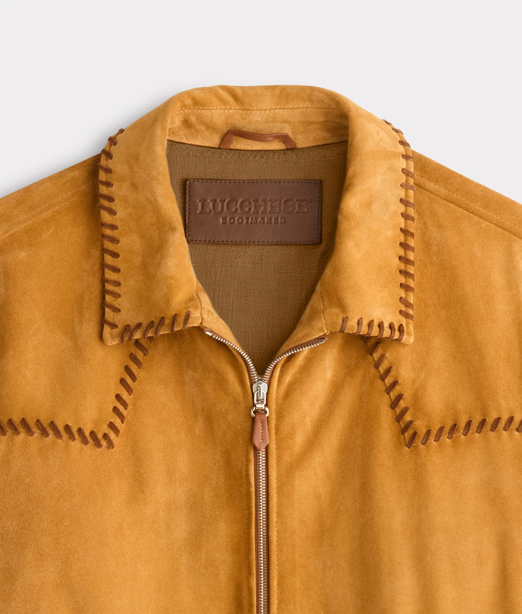 Dasan Suede Jacket :: Mustard Tan