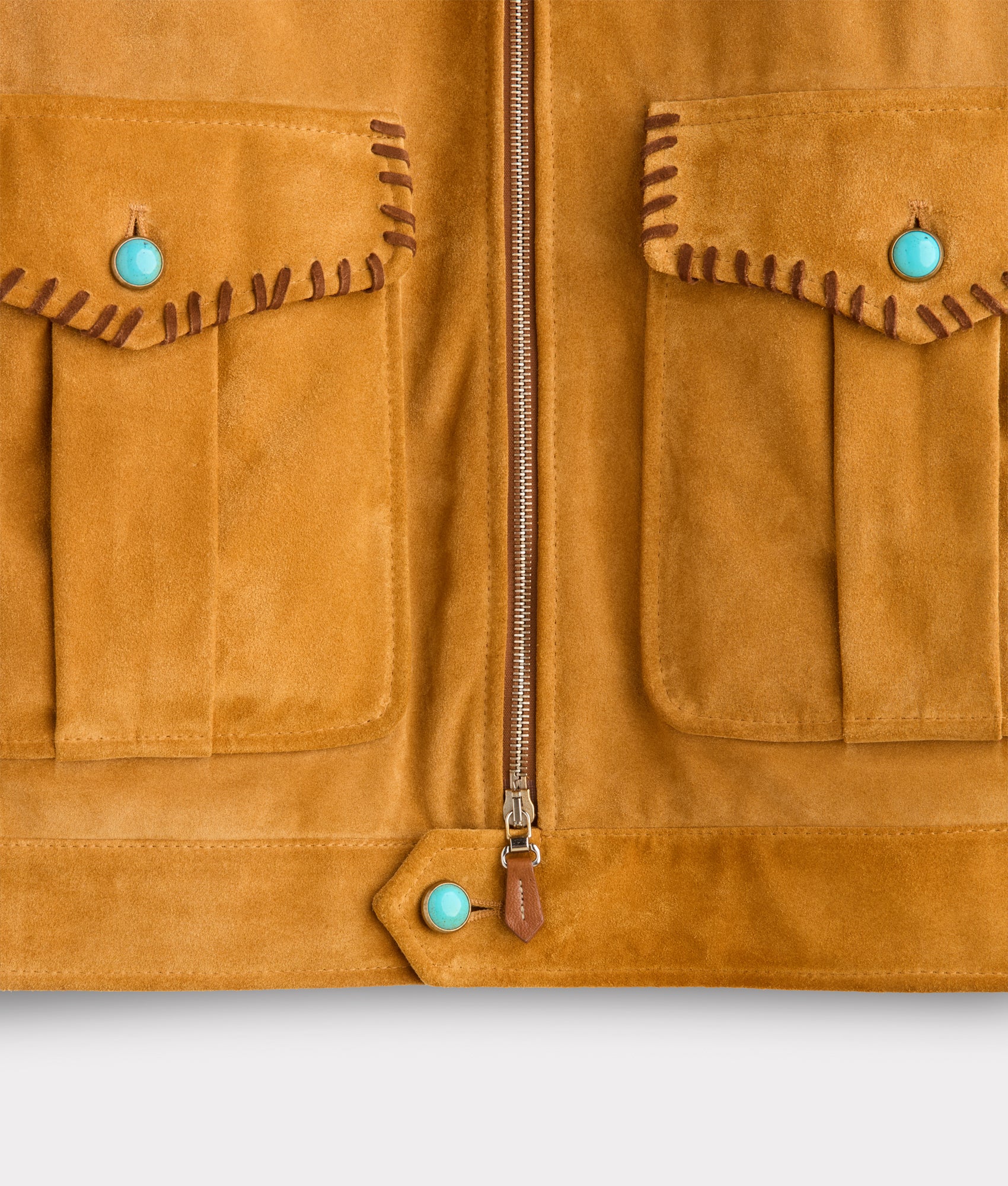 Dasan Suede Jacket :: Mustard Tan