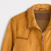 Dasan Suede Jacket :: Mustard Tan