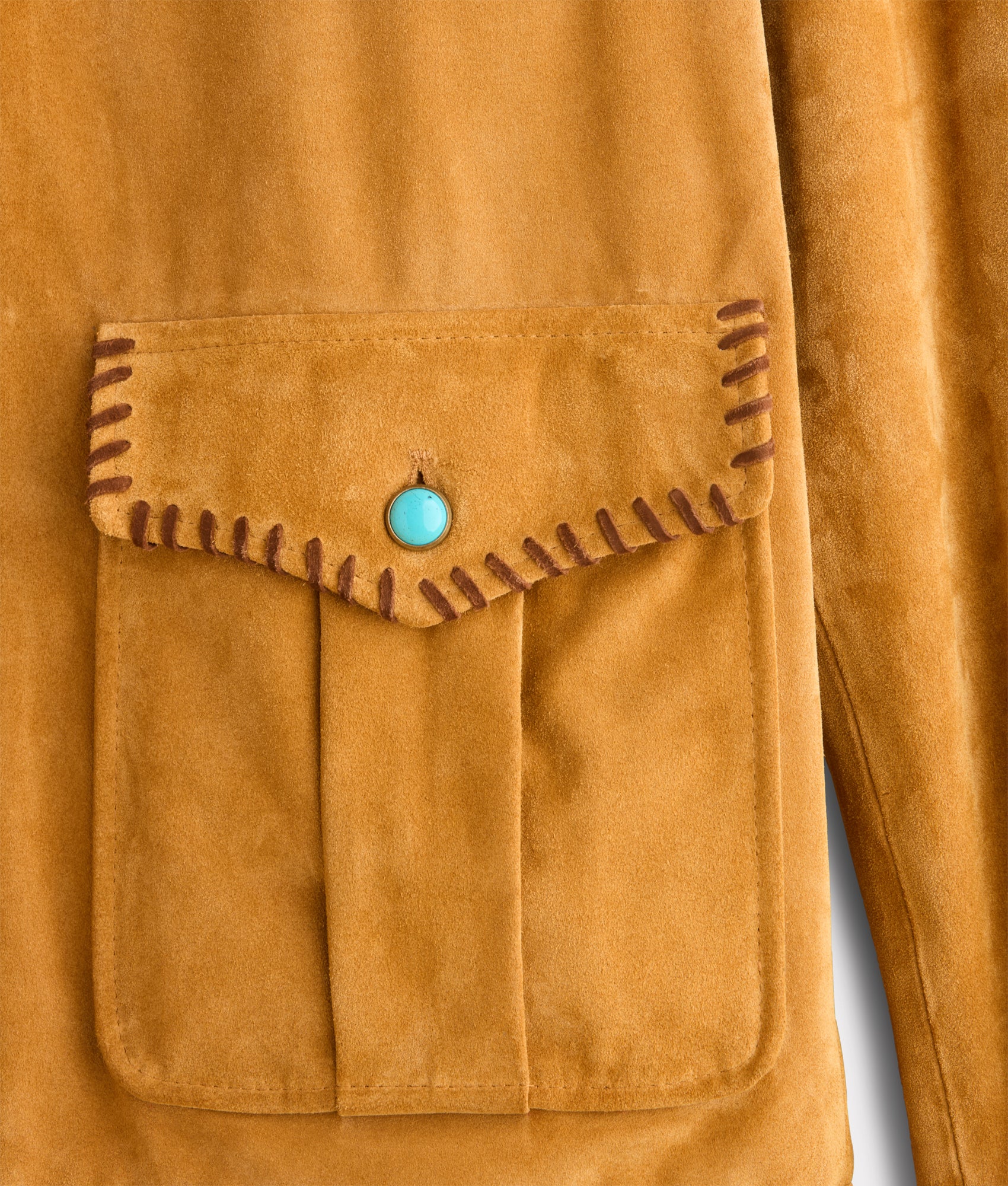 Dasan Suede Jacket :: Mustard Tan