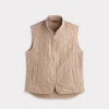 Jameson Quilted Vest :: Khaki