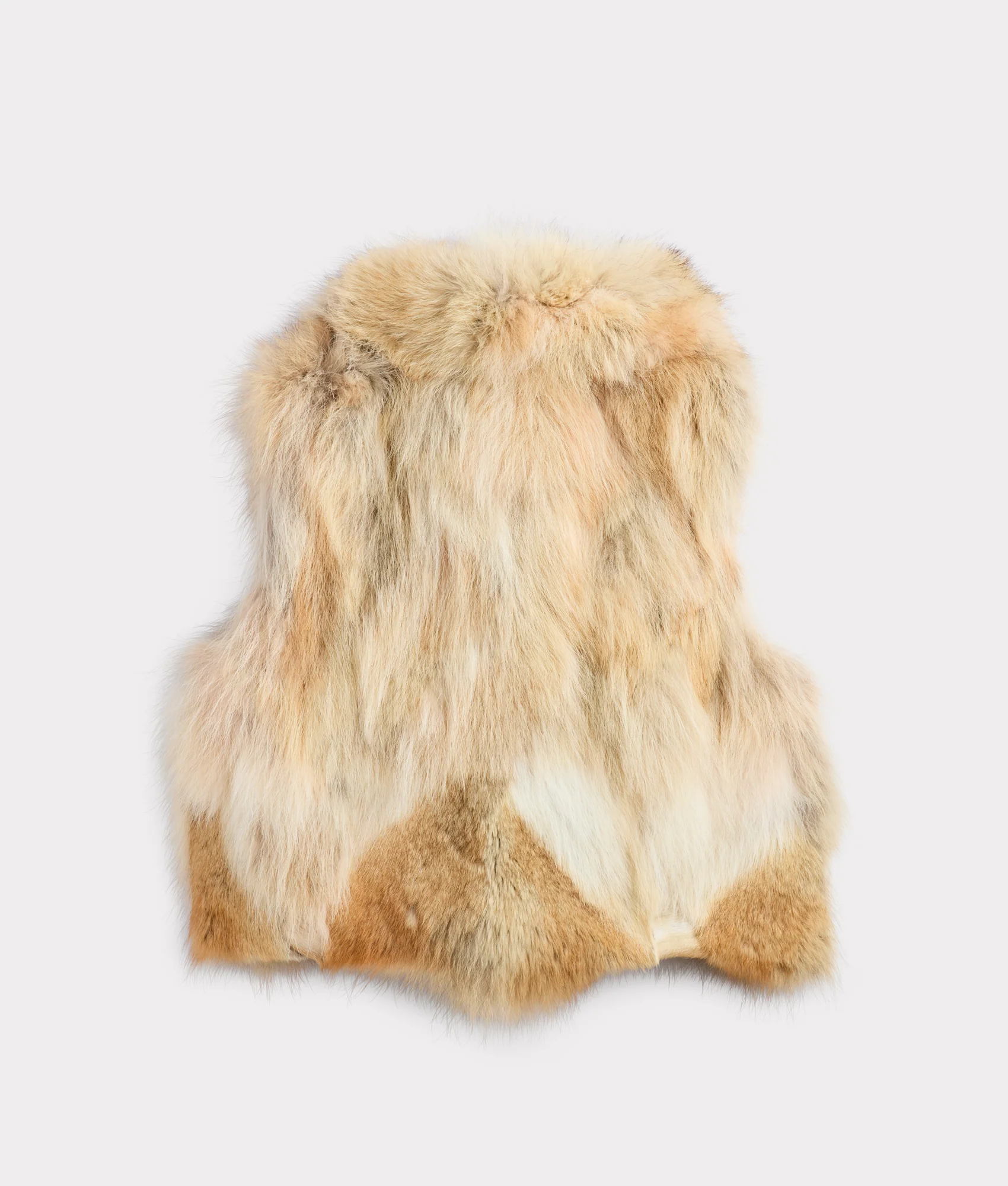 Kirsta Fur Vest :: Natural