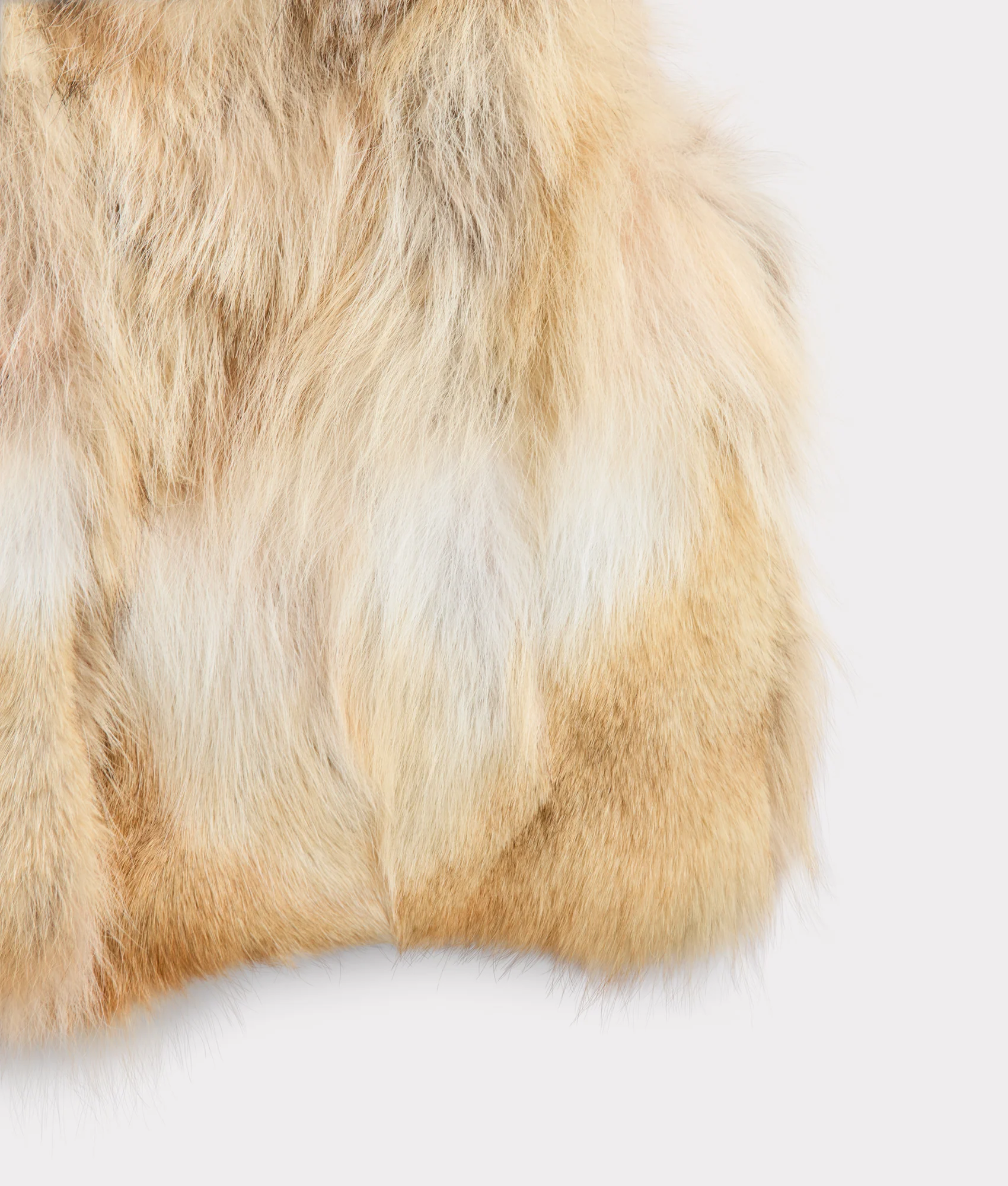 Kirsta Fur Vest :: Natural