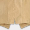 Dakota Suede Fringe Leather Vest :: Natural