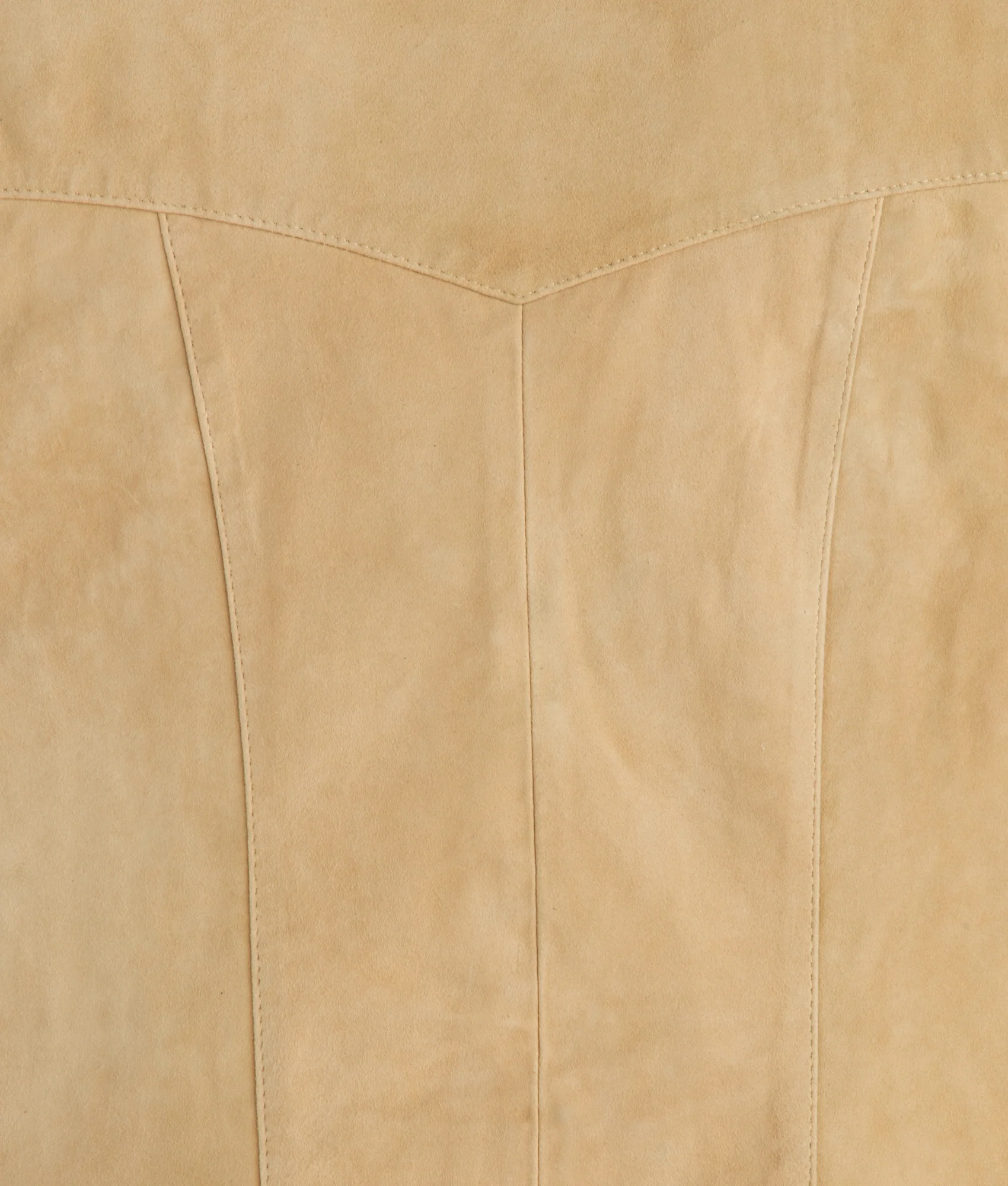 Dakota Suede Fringe Leather Vest :: Natural