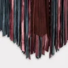 Shayanne Fringe Cape :: Black Cherry
