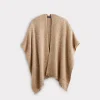 Ava Short Cape :: Light Brown