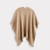 Ava Short Cape :: Light Brown