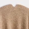 Ava Short Cape :: Light Brown