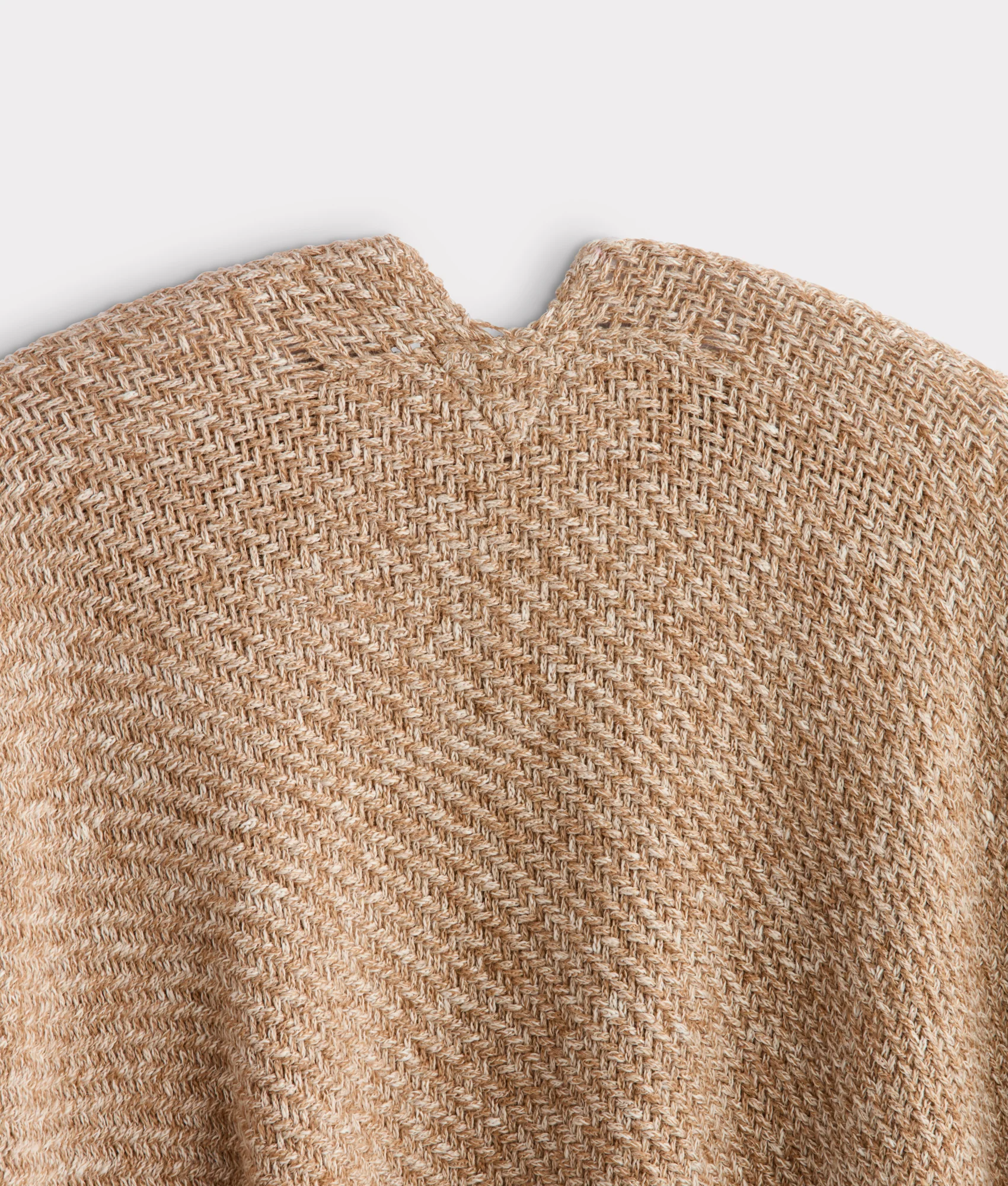 Ava Short Cape :: Light Brown