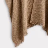 Ava Short Cape :: Light Brown