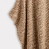 Ava Short Cape :: Light Brown