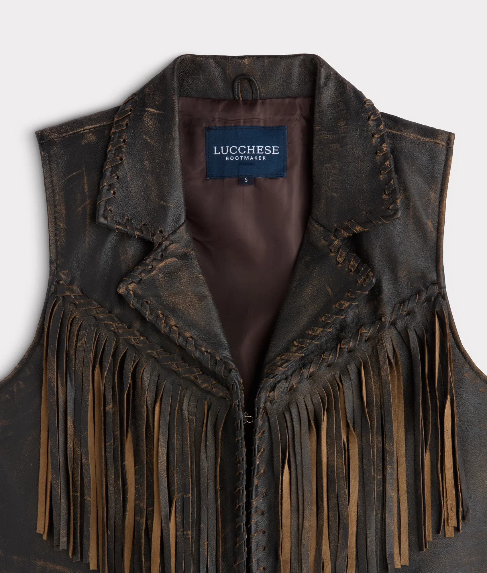 5913-estelle-distressed-fringe-leather-vest-brown-2.webp Estelle Distressed Fringe Leather Vest :: Brown