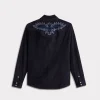 Ace Suede Shacket :: Dusty Blue