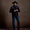 Ace Suede Shacket :: Dusty Blue