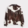Harper Fringe Jacket :: Brown Mix